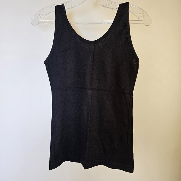 👍Hello Kitty black pink and white cotton knit graphic tank top girls size M US. - Picture 3 of 6